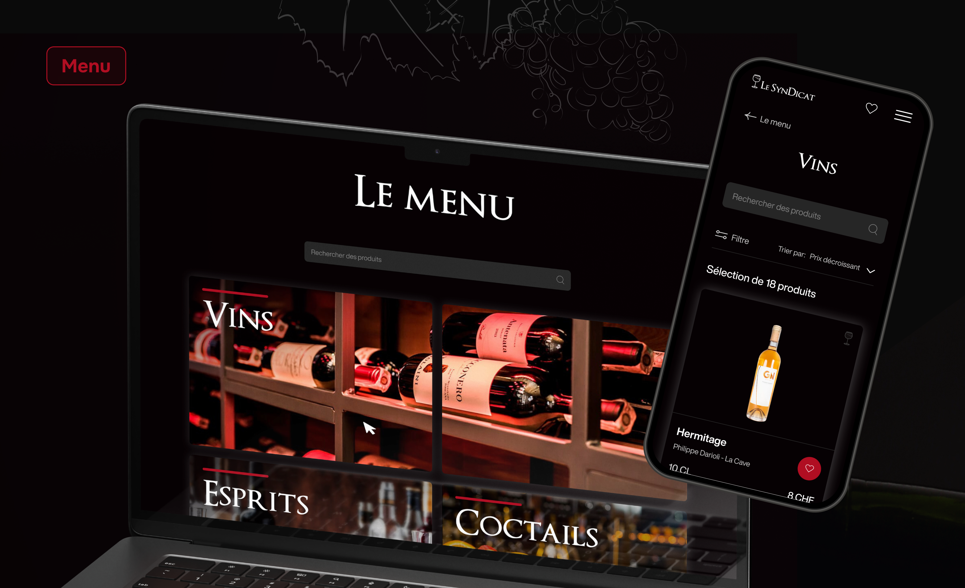 LeSyndicat menu_page